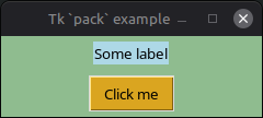 Tk pack example